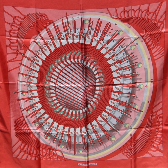 ☆SOLD☆ Hermès Alternateur Silk Scarf - Picture 1 of 9